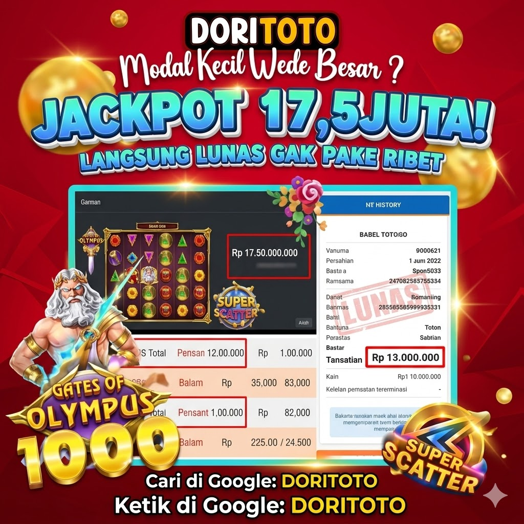 DORITOTO menghadirkan game online terbaik dengan pengalaman bermain yang seru dan nyaman.